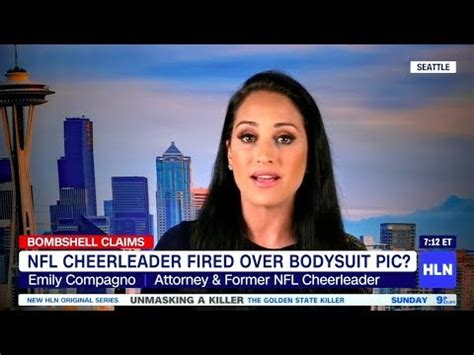 emily campagno sexy|NFL Cheerleader fired over social media picture.